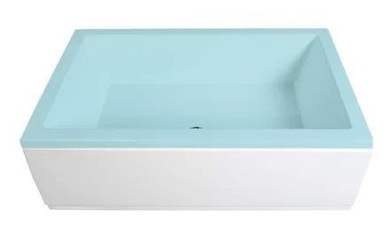 Polysan Deep Plain Nika előlap 100x36 cm, fehér 84825