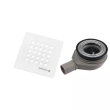   Polysan Treneca zuhanytálca szifon 90 mm, matt fehér 84999.10