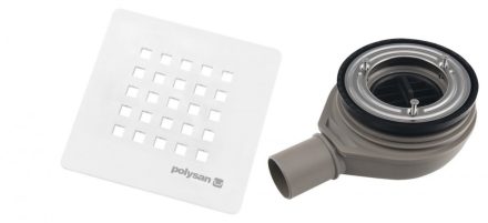 Polysan Treneca zuhanytálca szifon 90 mm, matt fehér 84999.10