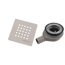   Polysan Treneca zuhanytálca szifon 90 mm, matt bézs 84999.81