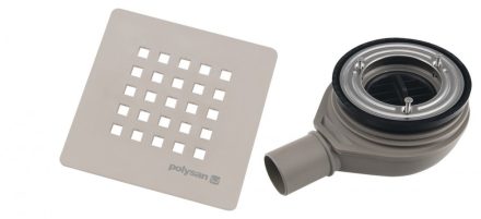 Polysan Treneca zuhanytálca szifon 90 mm, matt bézs 84999.81