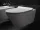 Sapho Gsi Norm X fali kerámia WC csésze 36x55 cm GeniusFlush öblítéssel és ExtraGlaze bevonattal, fehér színben.