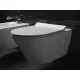 Sapho Gsi Norm X fali kerámia WC csésze 36x55 cm GeniusFlush öblítéssel és ExtraGlaze bevonattal, fehér színben.