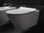 Sapho Gsi Norm X fali kerámia WC csésze 36x55 cm GeniusFlush öblítéssel és ExtraGlaze bevonattal, fehér színben.