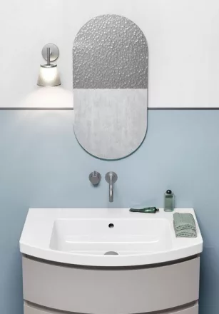 Sapho GSI Norm kerámiamosdó 80x50 cm csaplyukkal és túlfolyóval, ExtraGlaze bevonattal 8644111