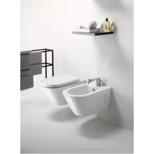   Sapho Gsi Norm fali bidé 36x55 cm, ExtraGlaze bevonattal, fehér 8665111