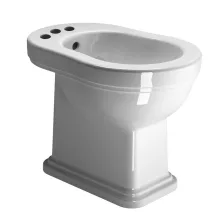   Sapho GSI Classic álló kerámia bidé három csaplyukkal 37x54 cm, ExtraGlaze bevonat, fehér 8762311