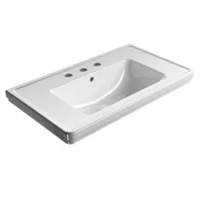   Sapho Gsi Classic 3 csapfuratos kerámia mosdó 90x50 cm, ExtraGlaze bevonattal, fehér 8788311