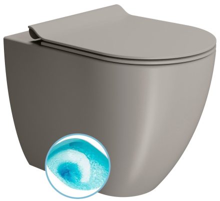 Sapho GSI Pura álló WC Swirlflush öblítéssel 36x55 cm, vario kifolyás, DualGlaze matt tortora 880305