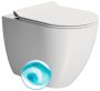 Sapho GSI Pura álló WC Swirlflush öblítéssel 36x55 cm, vario kifolyás, DualGlaze matt fehér 880309