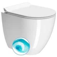   Sapho GSI Pura álló WC Swirlflush öblítéssel 36x50 cm, vario kifolyás, ExtraGlaze fehér 880411