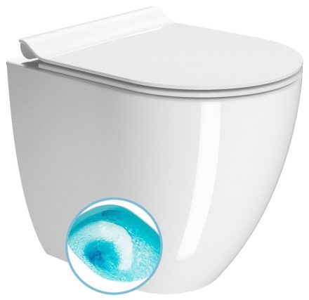 Sapho GSI Pura álló WC Swirlflush öblítéssel 36x50 cm, vario kifolyás, ExtraGlaze fehér 880411