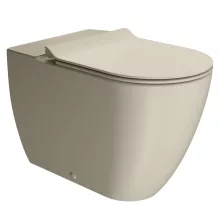 Sapho Gsi Pura monoblokk kerámia WC csésze 36x63 cm Swirlflush öblítéssel és DualGlaze bevonattal, matt kréta színben.