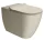 Sapho Gsi Pura monoblokk kerámia WC csésze 36x63 cm Swirlflush öblítéssel és DualGlaze bevonattal, matt kréta színben.