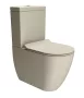 Sapho Gsi Pura monoblokk kerámia WC csésze 36x63 cm Swirlflush öblítéssel és DualGlaze bevonattal, matt kréta színben.