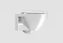 Sapho GSI Pura ECO Fali kerámia WC csésze 55x36 cm Swirlflush, ExtraGlaze bevonattal 880711