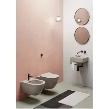   Sapho Gsi Pura SWIRLFLUSH fali WC csésze 36x55 cm, ExtraGlaze bevonat, matt torotora 881505