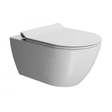   Sapho Gsi Pura SWIRLFLUSH fali WC csésze 55x36 cm, matt fehér 881509