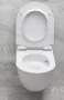 Sapho Gsi Pura SWIRLFLUSH fali WC csésze 55x36 cm, matt fehér 881509
