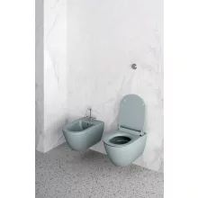   Sapho Gsi Pura SWIRLFLUSH fali WC 36x55 cm, ExtraGlaze bevonat, matt jégkék 881515