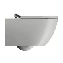   Sapho Gsi Pura SWIRLFLUSH fali WC csésze 36x55 cm, ExtraGlaze bevonat, matt hamuszürke 881517