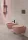 Sapho Gsi Pura SWIRLFLUSH fali WC csésze 55x36 cm, matt rózsaszín 881524
