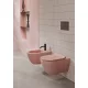 Sapho Gsi Pura SWIRLFLUSH fali WC csésze 55x36 cm, matt rózsaszín 881524