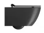 Sapho Gsi Pura SWIRLFLUSH fali WC csésze 55x36 cm, matt fekete 881526