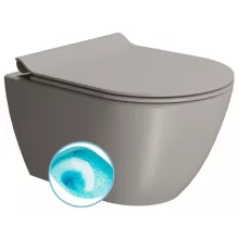   Sapho Gsi Pura SWIRLFLUSH fali WC csésze 36x50 cm, DualGlaze bevonat, matt torotora 881605
