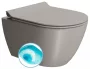 Sapho Gsi Pura SWIRLFLUSH fali WC csésze 36x50 cm, DualGlaze bevonat, matt torotora 881605