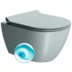 Sapho Gsi Pura SWIRLFLUSH fali WC csésze 36x50 cm, DualGlaze bevonat, matt jégkék 881615