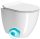 Sapho Gsi Pura álló kerámia WC vario kifolyással 36x50 Swirlflush technológiával, ExtraGlaze bevonattal 882011
