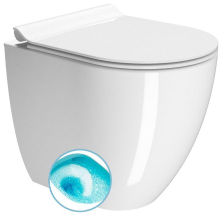 Sapho Gsi Pura álló kerámia WC vario kifolyással 36x50 Swirlflush technológiával, ExtraGlaze bevonattal 882011
