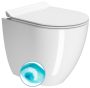 Sapho Gsi Pura álló kerámia WC vario kifolyással 36x50 Swirlflush technológiával, ExtraGlaze bevonattal 882011