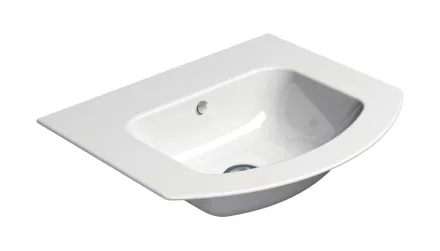 Sapho Gsi Pura kerámia mosdó 52x44 cm Extraglaze bevonattal, fehér 8830011