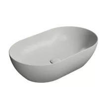   Sapho GSI Pura ívelt kerámia mosdótál 60x37 cm, matt cement 883417