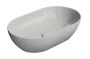Sapho GSI Pura ívelt kerámia mosdótál 60x37 cm, matt cement 883417