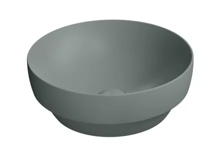 Sapho GSI Pura pultra helyezhető kerámiamosdó 40x14 cm, matt agave 884604