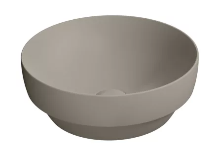 Sapho GSI Pura pultra helyezhető kerámiamosdó 40x14 cm, matt tortora 884605
