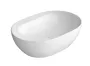 Sapho GSI Pura ívelt kerámia mosdótál 50x35 cm ExtraGlaze bevonattal, fehér 886011