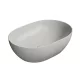 Sapho GSI Pura ívelt kerámia mosdótál 50x35 cm, matt cement 886017