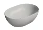 Sapho GSI Pura ívelt kerámia mosdótál 50x35 cm, matt cement 886017
