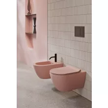   Sapho GSI Pura fali bidé 36x55 csaplyukkal, matt rózsaszín 8865124