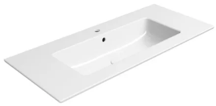 Sapho Gsi Pura vékonyított kerámiamosdó Extraglaze bevonattal 102x46 cm, fehér 8886111