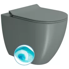 Sapho Gsi Pura álló WC Swirlflush öblítéssel 36x55 cm, matt agave kivitelben