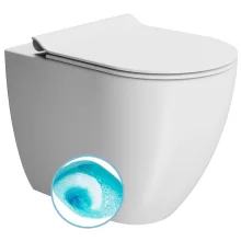 Sapho Gsi Pura álló WC Swirlflush öblítéssel 36x55 cm, matt fehér kivitelben