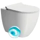 Sapho Gsi Pura álló WC Swirlflush öblítéssel 36x55 cm, matt fehér kivitelben