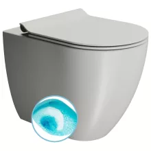 Sapho Gsi Pura álló WC Swirlflush öblítéssel 36x55 cm, matt cement kivitelben