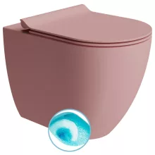 Sapho Gsi Pura álló WC Swirlflush öblítéssel 36x55 cm, matt rózsaszín kivitelben