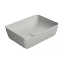   Sapho Gsi Sand pultra helyezhető kerámia mosdó 50x38 cm, hamuszürke 903717